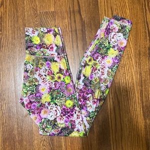 Vibrant Floral Lululemon Leggings